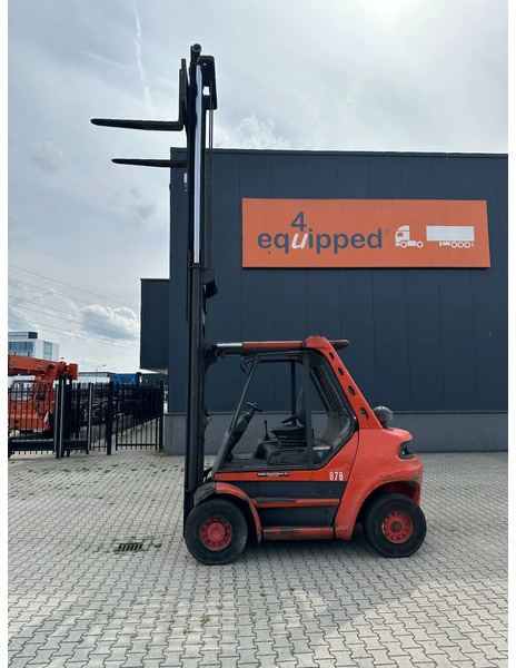 Linde H80D-03 FORKLIFT, 8000KG, duplex, 6 cil. Deutz diesel, 12.200hrs, - 디젤 지게차 : 사진 4 Linde H80D-03 FORKLIFT, 8000KG, duplex, 6 cil. Deutz diesel, 12.200hrs, - 디젤 지게차 : 사진 4