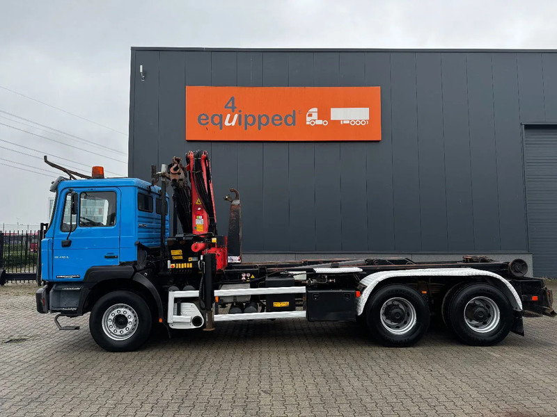 MAN FE 410A, 6x4, EURO 2, Palfinger PK17000 Crane + VDL HOOK, full spring, manual gearbox, MOT 9/2025 - 후크 리프트 트럭, 크레인 트럭 : 사진 4 MAN FE 410A, 6x4, EURO 2, Palfinger PK17000 Crane + VDL HOOK, full spring, manual gearbox, MOT 9/2025 - 후크 리프트 트럭, 크레인 트럭 : 사진 4