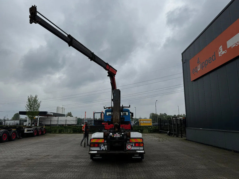 MAN FE 410A, 6x4, EURO 2, Palfinger PK17000 Crane + VDL HOOK, full spring, manual gearbox, MOT 9/2025 - 후크 리프트 트럭, 크레인 트럭 : 사진 5 MAN FE 410A, 6x4, EURO 2, Palfinger PK17000 Crane + VDL HOOK, full spring, manual gearbox, MOT 9/2025 - 후크 리프트 트럭, 크레인 트럭 : 사진 5