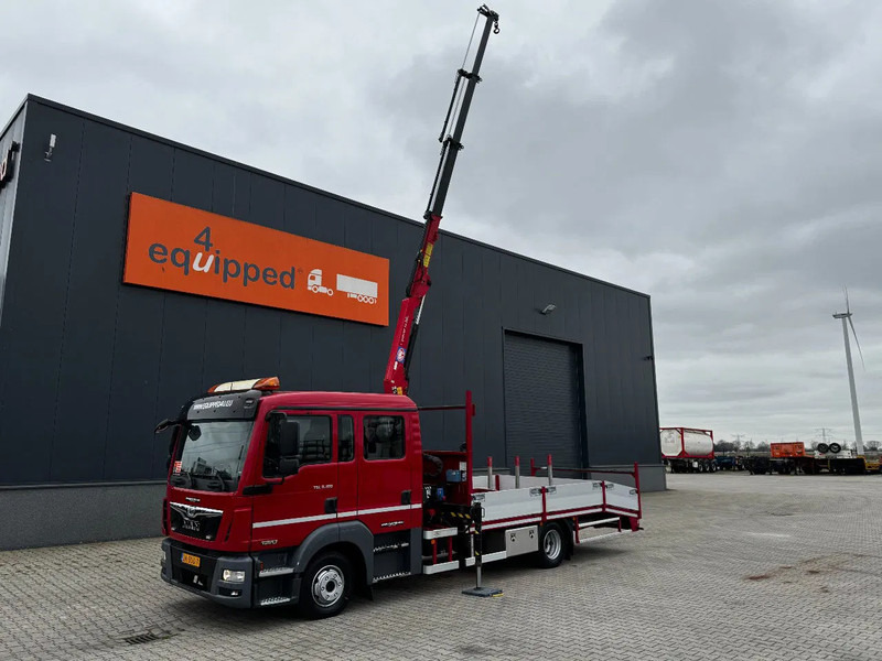 MAN TGL 8.180 Dubbele Cabine (DOKA), HMF535 K3 kraan met slechts 283 uur en 211.164km, EURO-6, oprij-platen, NL-truck, APK: 11/2025 - 자동 운반 장치 트럭, 크레인 트럭 : 사진 4 MAN TGL 8.180 Dubbele Cabine (DOKA), HMF535 K3 kraan met slechts 283 uur en 211.164km, EURO-6, oprij-platen, NL-truck, APK: 11/2025 - 자동 운반 장치 트럭, 크레인 트럭 : 사진 4