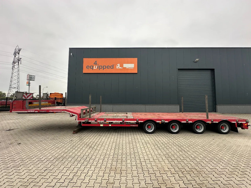 Nooteboom MCO-50-04V 4-axle lowloader, 4x hydraulic steering, 6700mm extendable, floor height: 785mm, NL-trailer, APK: 11/2025 - 저하대 세미 트레일러 : 사진 5 Nooteboom MCO-50-04V 4-axle lowloader, 4x hydraulic steering, 6700mm extendable, floor height: 785mm, NL-trailer, APK: 11/2025 - 저하대 세미 트레일러 : 사진 5
