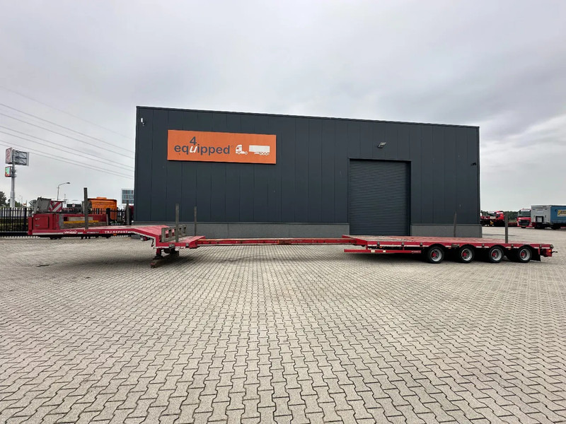 Nooteboom MCO-50-04V 4-axle lowloader, 4x hydraulic steering, 6700mm extendable, floor height: 785mm, NL-trailer, APK: 11/2025 - 저하대 세미 트레일러 : 사진 4 Nooteboom MCO-50-04V 4-axle lowloader, 4x hydraulic steering, 6700mm extendable, floor height: 785mm, NL-trailer, APK: 11/2025 - 저하대 세미 트레일러 : 사진 4