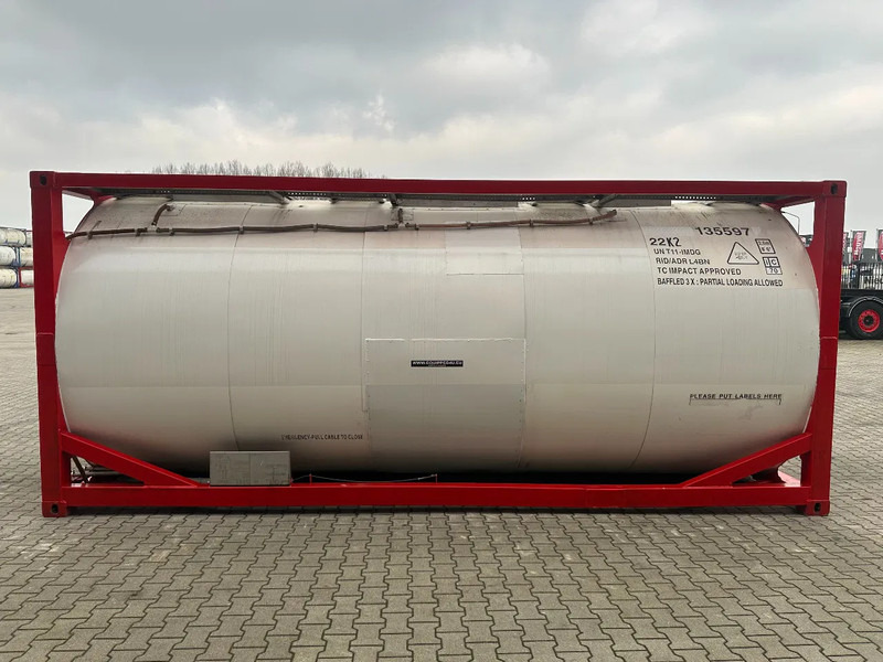 SINGAMAS 20FT ISO, 26.000L/1-COMP/3 BAFFELS/3 manholes, 5Y: 08-2027, L4BN, T11 - 저장 탱크 : 사진 3 SINGAMAS 20FT ISO, 26.000L/1-COMP/3 BAFFELS/3 manholes, 5Y: 08-2027, L4BN, T11 - 저장 탱크 : 사진 3