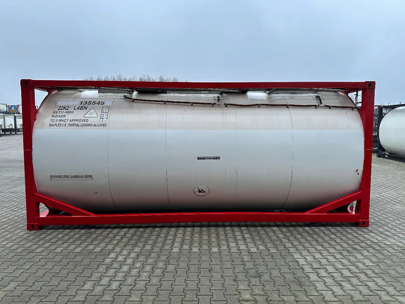 SINGAMAS 20FT ISO, 26.000L/1-COMP/3 BAFFELS/3 manholes, 5Y inspection: 06/2027 - 저장 탱크 : 사진 3 SINGAMAS 20FT ISO, 26.000L/1-COMP/3 BAFFELS/3 manholes, 5Y inspection: 06/2027 - 저장 탱크 : 사진 3