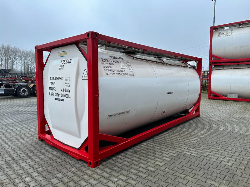 SINGAMAS 20FT ISO, 26.000L/1-COMP/3 BAFFELS/3 manholes, 5Y inspection: 06/2027 - 저장 탱크 : 사진 4 SINGAMAS 20FT ISO, 26.000L/1-COMP/3 BAFFELS/3 manholes, 5Y inspection: 06/2027 - 저장 탱크 : 사진 4
