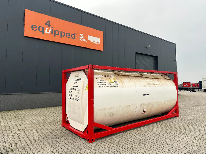 SINGAMAS 20FT ISO, 26.000L/1-COMP/3 BAFFELS/3 manholes, 5Y inspection: 06/2027 - 저장 탱크 : 사진 1 SINGAMAS 20FT ISO, 26.000L/1-COMP/3 BAFFELS/3 manholes, 5Y inspection: 06/2027 - 저장 탱크 : 사진 1