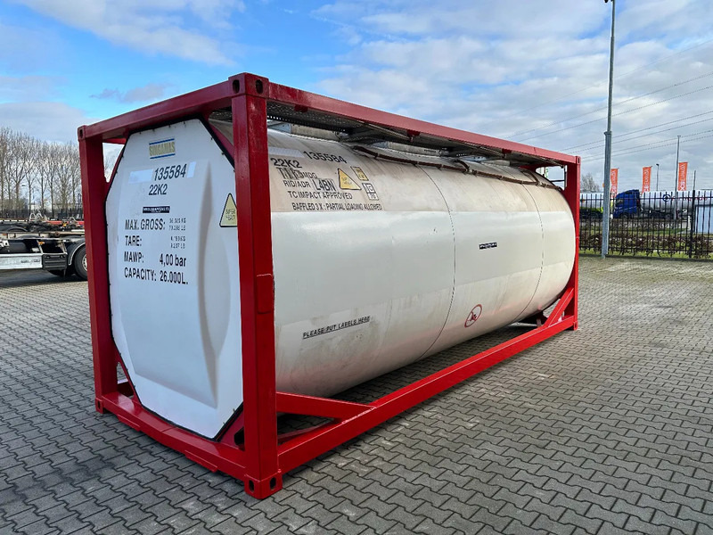 SINGAMAS 20FT ISO, 26.000L/1-COMP/3 BAFFELS/3 manholes, ADR inspectio valid till: 07/2025 - 저장 탱크 : 사진 4 SINGAMAS 20FT ISO, 26.000L/1-COMP/3 BAFFELS/3 manholes, ADR inspectio valid till: 07/2025 - 저장 탱크 : 사진 4