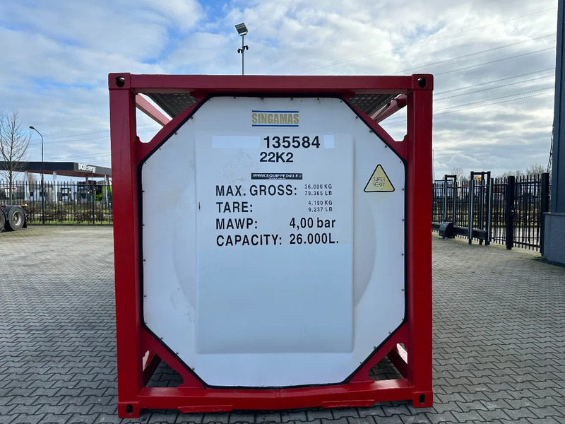 SINGAMAS 20FT ISO, 26.000L/1-COMP/3 BAFFELS/3 manholes, ADR inspectio valid till: 07/2025 - 저장 탱크 : 사진 5 SINGAMAS 20FT ISO, 26.000L/1-COMP/3 BAFFELS/3 manholes, ADR inspectio valid till: 07/2025 - 저장 탱크 : 사진 5