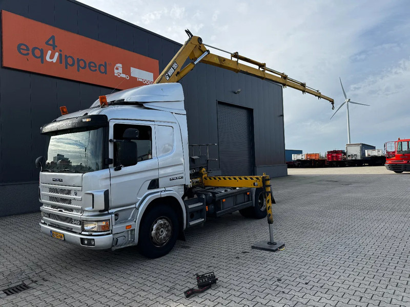 Scania P114-340 + HIAB 19-5 crane + remote / Euro-3 / 3 pedals / NL-truck / APK: 012-2025 - 크레인 트럭 : 사진 1 Scania P114-340 + HIAB 19-5 crane + remote / Euro-3 / 3 pedals / NL-truck / APK: 012-2025 - 크레인 트럭 : 사진 1