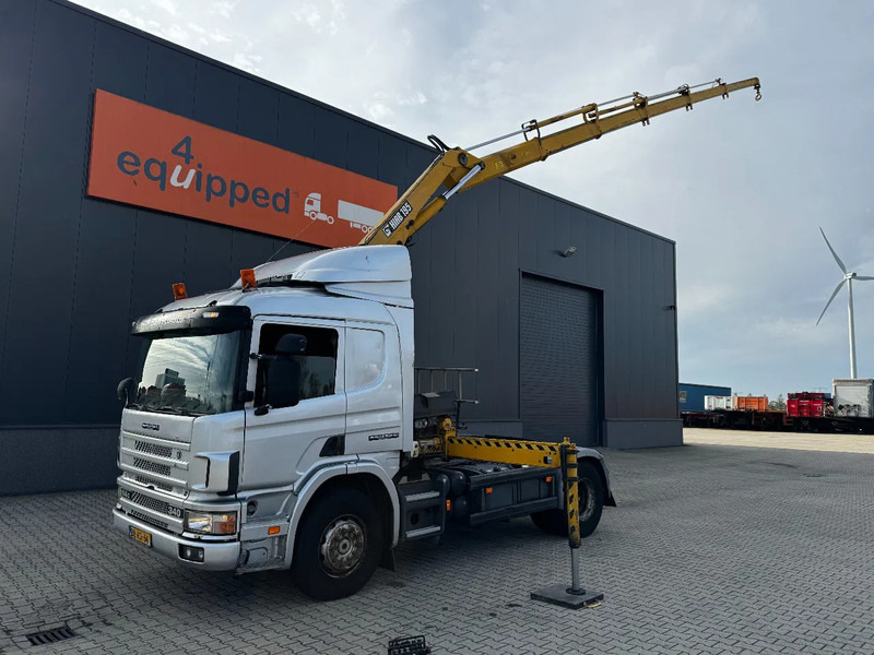 Scania P114-340 + HIAB 19-5 crane + remote / Euro-3 / 3 pedals / NL-truck / APK: 12-2025 - 크레인 트럭 : 사진 2 Scania P114-340 + HIAB 19-5 crane + remote / Euro-3 / 3 pedals / NL-truck / APK: 12-2025 - 크레인 트럭 : 사진 2