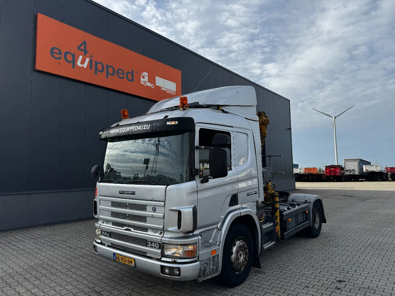 Scania P114-340 + HIAB 19-5 crane + remote / Euro-3 / 3 pedals / NL-truck / APK: 12-2025 - 크레인 트럭 : 사진 4 Scania P114-340 + HIAB 19-5 crane + remote / Euro-3 / 3 pedals / NL-truck / APK: 12-2025 - 크레인 트럭 : 사진 4