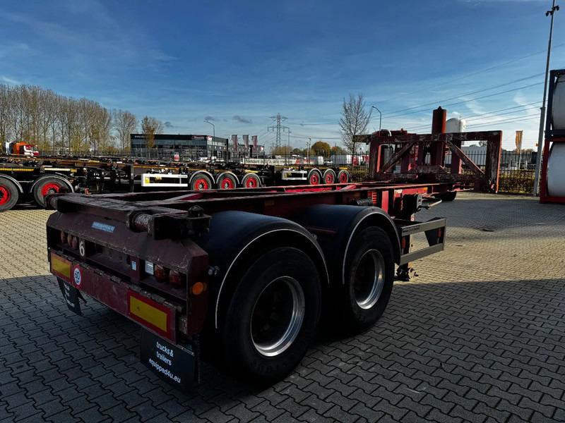 Van Hool 2 AXLE 20FT TIPPING-CHASSIS / TWIN-TIRES / BPW + DRUM / ALCOA / NL-trailer / APK - 컨테이너 운반 장치/ 스와프 보디 세미 트레일러 : 사진 4 Van Hool 2 AXLE 20FT TIPPING-CHASSIS / TWIN-TIRES / BPW + DRUM / ALCOA / NL-trailer / APK - 컨테이너 운반 장치/ 스와프 보디 세미 트레일러 : 사진 4