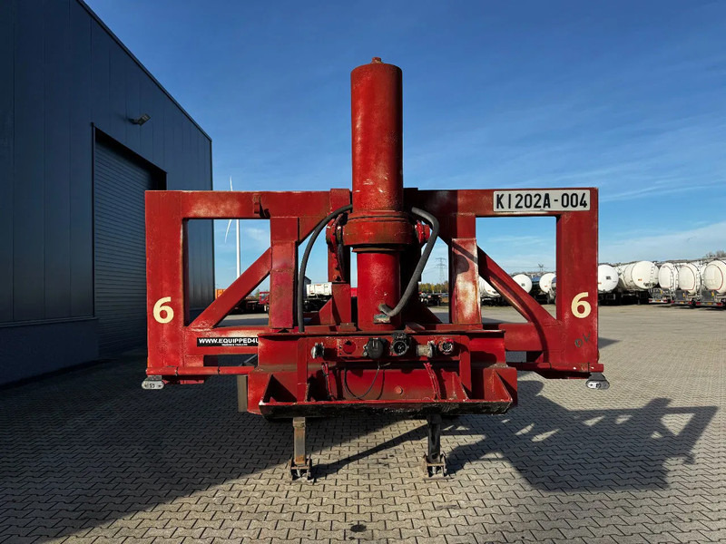 Van Hool 2 AXLE 20FT TIPPING-CHASSIS / TWIN-TIRES / BPW + DRUM / ALCOA / NL-trailer / APK - 컨테이너 운반 장치/ 스와프 보디 세미 트레일러 : 사진 5 Van Hool 2 AXLE 20FT TIPPING-CHASSIS / TWIN-TIRES / BPW + DRUM / ALCOA / NL-trailer / APK - 컨테이너 운반 장치/ 스와프 보디 세미 트레일러 : 사진 5