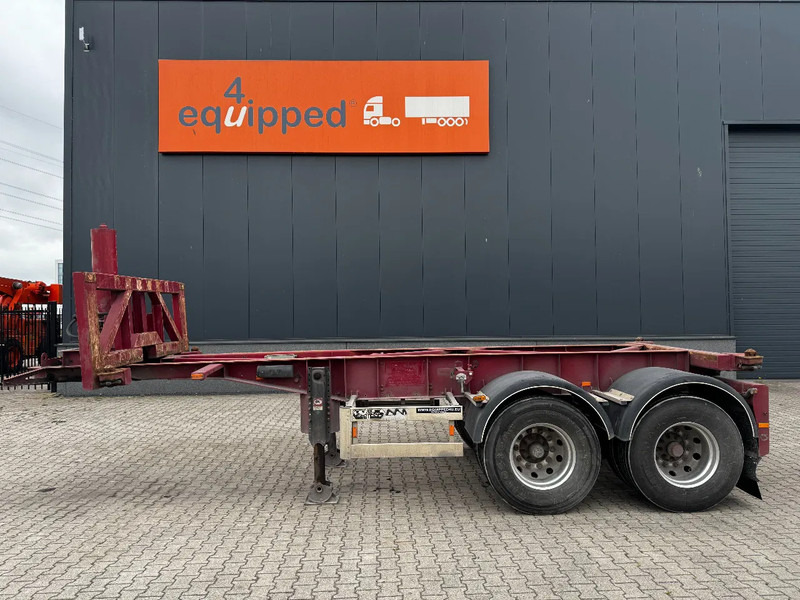 Van Hool 2 AXLE 20FT TIPPING-CHASSIS, TWIN-TIRES, BPW + DRUM, ALCOA - 컨테이너 운반 장치/ 스와프 보디 세미 트레일러 : 사진 2 Van Hool 2 AXLE 20FT TIPPING-CHASSIS, TWIN-TIRES, BPW + DRUM, ALCOA - 컨테이너 운반 장치/ 스와프 보디 세미 트레일러 : 사진 2
