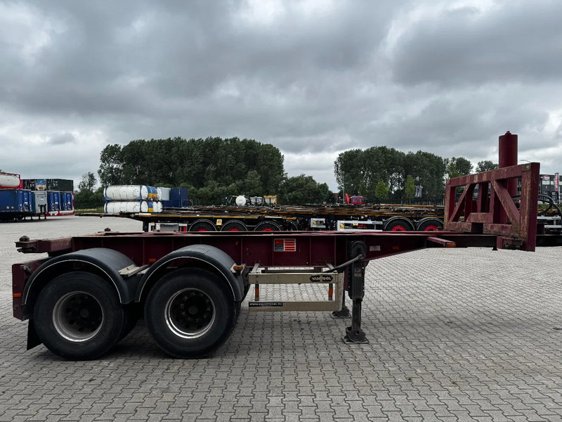 Van Hool 2 AXLE 20FT TIPPING-CHASSIS, TWIN-TIRES, BPW + DRUM, ALCOA - 컨테이너 운반 장치/ 스와프 보디 세미 트레일러 : 사진 3 Van Hool 2 AXLE 20FT TIPPING-CHASSIS, TWIN-TIRES, BPW + DRUM, ALCOA - 컨테이너 운반 장치/ 스와프 보디 세미 트레일러 : 사진 3