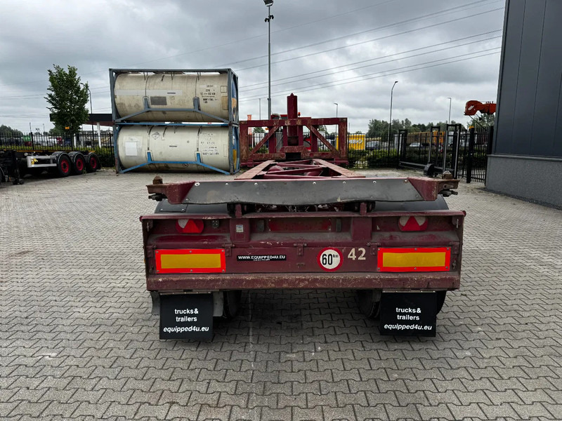 Van Hool 2 AXLE 20FT TIPPING-CHASSIS, TWIN-TIRES, BPW + DRUM, ALCOA - 컨테이너 운반 장치/ 스와프 보디 세미 트레일러 : 사진 5 Van Hool 2 AXLE 20FT TIPPING-CHASSIS, TWIN-TIRES, BPW + DRUM, ALCOA - 컨테이너 운반 장치/ 스와프 보디 세미 트레일러 : 사진 5