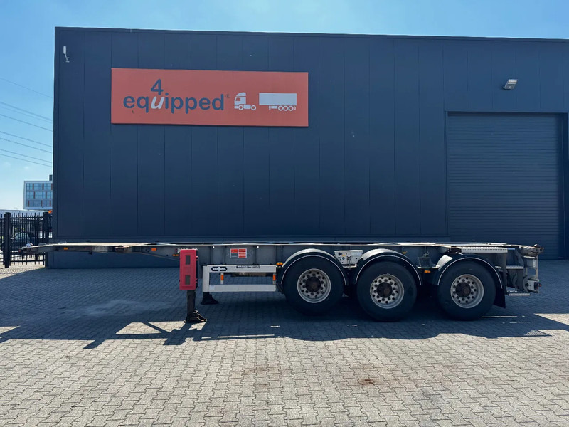 Van Hool 20FT/30FT, ADR (EX/II, EX/III, FL, AT), BPW + drum, ALCOA, galvanized, liftaxle, NL-Chassis, 80% tyres - 컨테이너 운반 장치/ 스와프 보디 세미 트레일러 : 사진 3 Van Hool 20FT/30FT, ADR (EX/II, EX/III, FL, AT), BPW + drum, ALCOA, galvanized, liftaxle, NL-Chassis, 80% tyres - 컨테이너 운반 장치/ 스와프 보디 세미 트레일러 : 사진 3