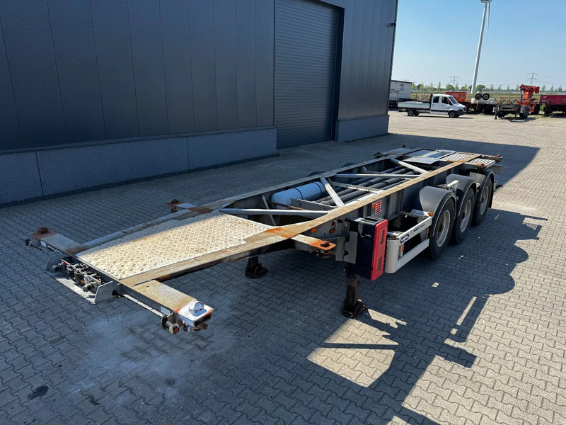 Van Hool 20FT/30FT, ADR (EX/II, EX/III, FL, AT), BPW + drum, ALCOA, galvanized, liftaxle, NL-Chassis, 80% tyres - 컨테이너 운반 장치/ 스와프 보디 세미 트레일러 : 사진 2 Van Hool 20FT/30FT, ADR (EX/II, EX/III, FL, AT), BPW + drum, ALCOA, galvanized, liftaxle, NL-Chassis, 80% tyres - 컨테이너 운반 장치/ 스와프 보디 세미 트레일러 : 사진 2