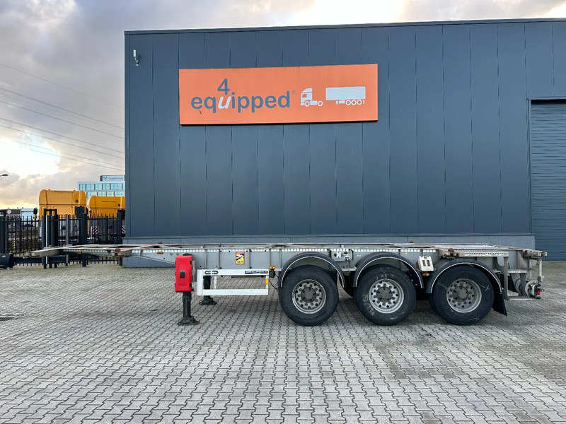 Van Hool 20FT/30FT, ADR (FL, AT, OX), empty weight: 3.700kg, ALCOA, galvanized, BPW + DISC, liftaxle - 컨테이너 운반 장치/ 스와프 보디 세미 트레일러 : 사진 2 Van Hool 20FT/30FT, ADR (FL, AT, OX), empty weight: 3.700kg, ALCOA, galvanized, BPW + DISC, liftaxle - 컨테이너 운반 장치/ 스와프 보디 세미 트레일러 : 사진 2