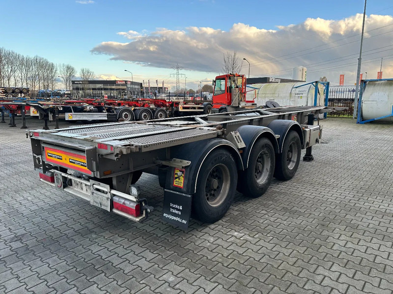 Van Hool 20FT/30FT, ADR (FL, AT, OX), empty weight: 3.700kg, ALCOA, galvanized, BPW + DISC, liftaxle - 컨테이너 운반 장치/ 스와프 보디 세미 트레일러 : 사진 3 Van Hool 20FT/30FT, ADR (FL, AT, OX), empty weight: 3.700kg, ALCOA, galvanized, BPW + DISC, liftaxle - 컨테이너 운반 장치/ 스와프 보디 세미 트레일러 : 사진 3
