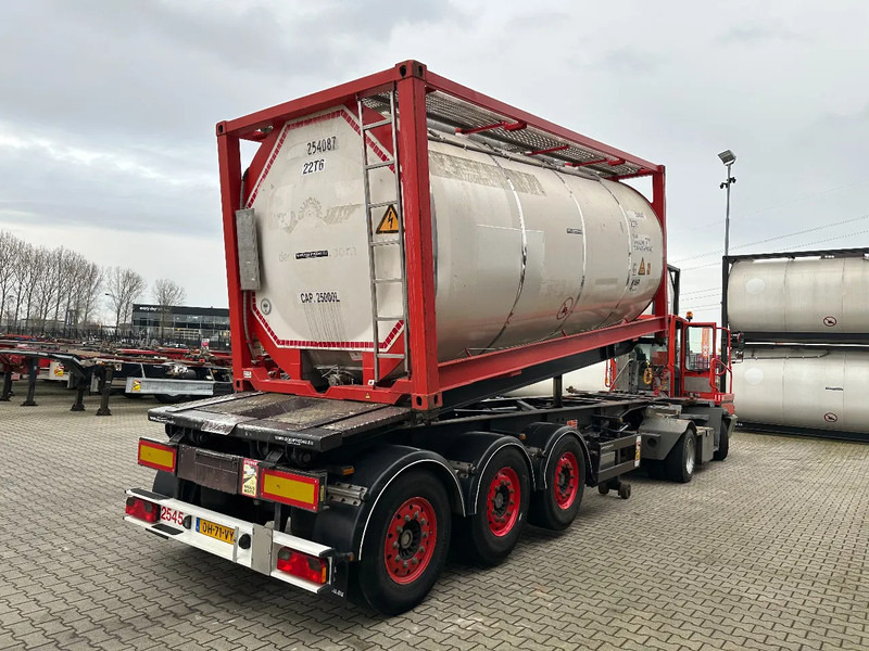 Van Hool 20FT Tipping-chassis, ADR (EX/II, EX/III, FL, AT), SAF + DISC, 2 liftaxles - 컨테이너 운반 장치/ 스와프 보디 세미 트레일러 : 사진 5 Van Hool 20FT Tipping-chassis, ADR (EX/II, EX/III, FL, AT), SAF + DISC, 2 liftaxles - 컨테이너 운반 장치/ 스와프 보디 세미 트레일러 : 사진 5