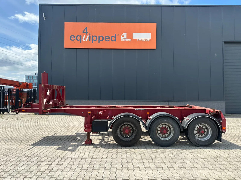 Van Hool 3 AXLE 20FT KIEP-CHASSIS, BPW + TROMMELREMMEN - 컨테이너 운반 장치/ 스와프 보디 세미 트레일러 : 사진 2 Van Hool 3 AXLE 20FT KIEP-CHASSIS, BPW + TROMMELREMMEN - 컨테이너 운반 장치/ 스와프 보디 세미 트레일러 : 사진 2