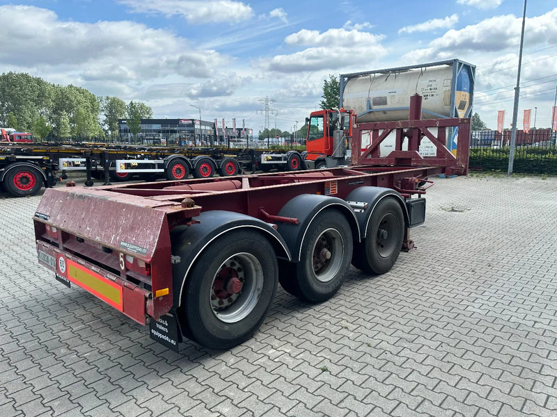 Van Hool 3 AXLE 20FT KIEP-CHASSIS, BPW + TROMMELREMMEN - 컨테이너 운반 장치/ 스와프 보디 세미 트레일러 : 사진 4 Van Hool 3 AXLE 20FT KIEP-CHASSIS, BPW + TROMMELREMMEN - 컨테이너 운반 장치/ 스와프 보디 세미 트레일러 : 사진 4