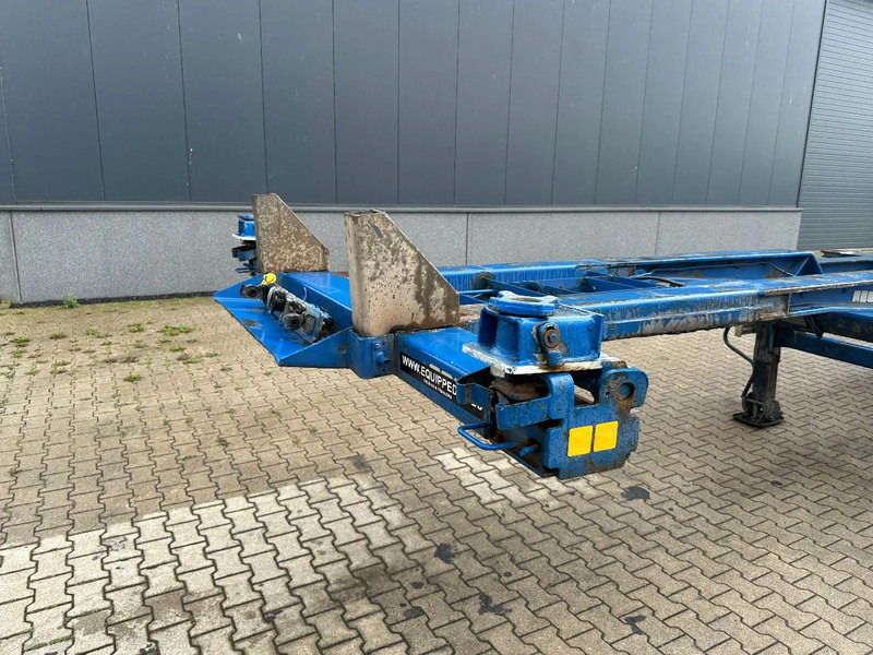 컨테이너 운반 장치/ 스와프 보디 세미 트레일러 Van Hool 40FT HC-chassis, DISCBRAKES, liftaxle, extendable : 사진 6