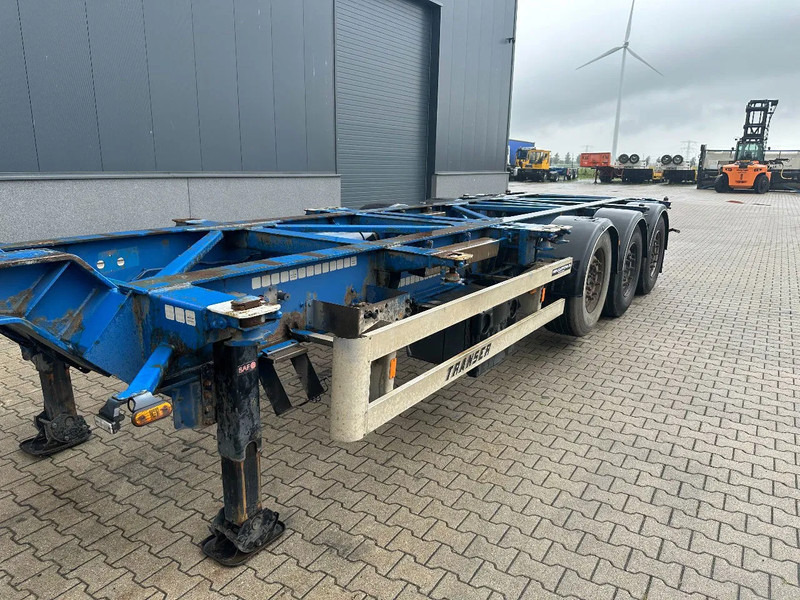 컨테이너 운반 장치/ 스와프 보디 세미 트레일러 Van Hool 40FT HC-chassis, DISCBRAKES, liftaxle, extendable : 사진 7