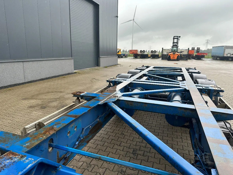 컨테이너 운반 장치/ 스와프 보디 세미 트레일러 Van Hool 40FT HC-chassis, DISCBRAKES, liftaxle, extendable : 사진 8