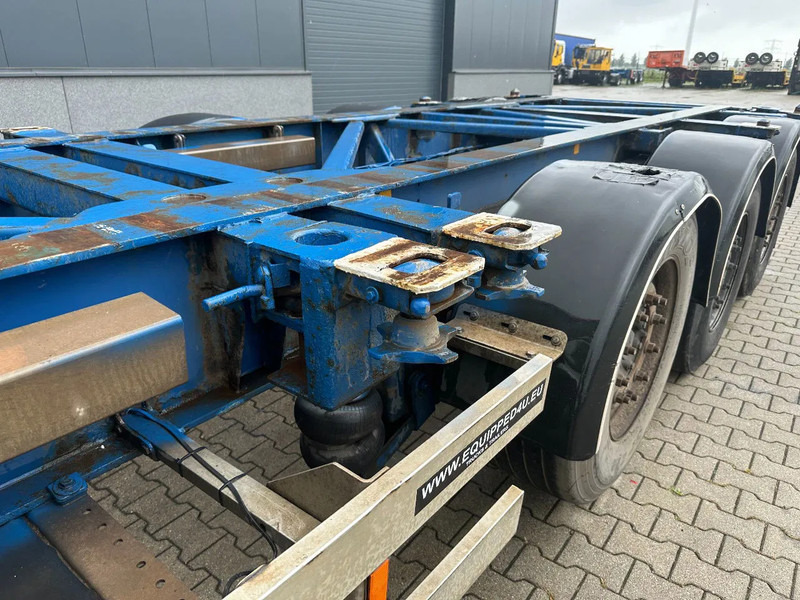컨테이너 운반 장치/ 스와프 보디 세미 트레일러 Van Hool 40FT HC-chassis, DISCBRAKES, liftaxle, extendable : 사진 10