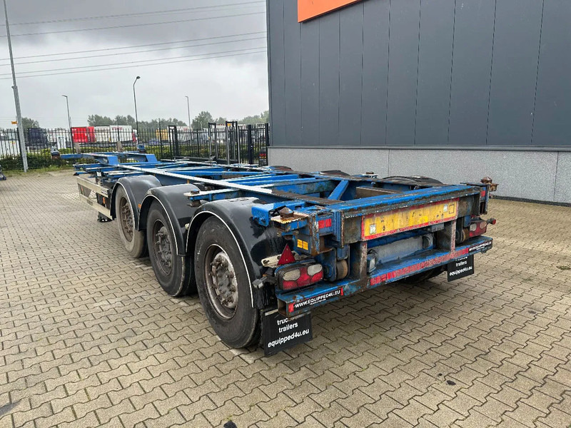 컨테이너 운반 장치/ 스와프 보디 세미 트레일러 Van Hool 40FT HC-chassis, DISCBRAKES, liftaxle, extendable : 사진 20