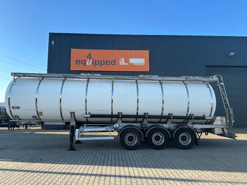 Van Hool LEBENSMITTEL / 39.000L / 3-KAMMER / INOX / NL-Auflieger / APK: 05/2026 - 유조 세미 트레일러 : 사진 2 Van Hool LEBENSMITTEL / 39.000L / 3-KAMMER / INOX / NL-Auflieger / APK: 05/2026 - 유조 세미 트레일러 : 사진 2