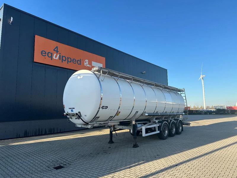 Van Hool LEBENSMITTEL / 39.000L / 3-KAMMER / INOX / NL-Auflieger / APK: 05/2026 - 유조 세미 트레일러 : 사진 1 Van Hool LEBENSMITTEL / 39.000L / 3-KAMMER / INOX / NL-Auflieger / APK: 05/2026 - 유조 세미 트레일러 : 사진 1