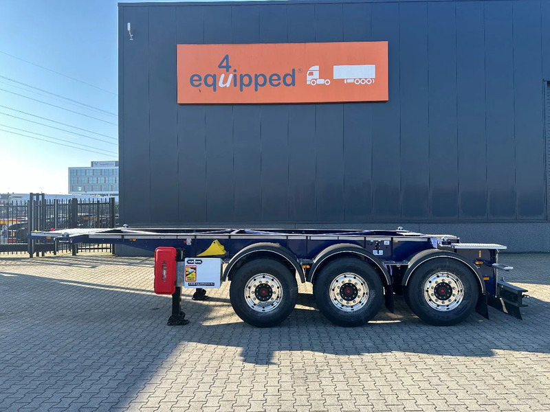Van Hool NEW / DIRECT AVAILABLE 20FT ADR-CHASSIS, EMPTY WEIGHT: 3.300KG, DISCBRAKES, 3x available, ALU WHEELS - 컨테이너 운반 장치/ 스와프 보디 세미 트레일러 : 사진 2 Van Hool NEW / DIRECT AVAILABLE 20FT ADR-CHASSIS, EMPTY WEIGHT: 3.300KG, DISCBRAKES, 3x available, ALU WHEELS - 컨테이너 운반 장치/ 스와프 보디 세미 트레일러 : 사진 2