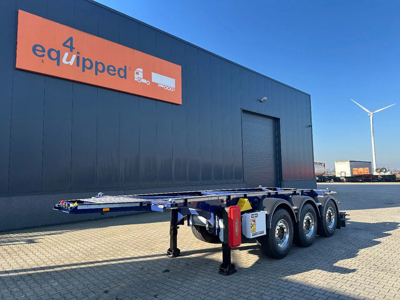Van Hool NEW / DIRECT AVAILABLE 20FT ADR-CHASSIS, EMPTY WEIGHT: 3.300KG, DISCBRAKES, 3x available, ALU WHEELS - 컨테이너 운반 장치/ 스와프 보디 세미 트레일러 : 사진 1 Van Hool NEW / DIRECT AVAILABLE 20FT ADR-CHASSIS, EMPTY WEIGHT: 3.300KG, DISCBRAKES, 3x available, ALU WHEELS - 컨테이너 운반 장치/ 스와프 보디 세미 트레일러 : 사진 1