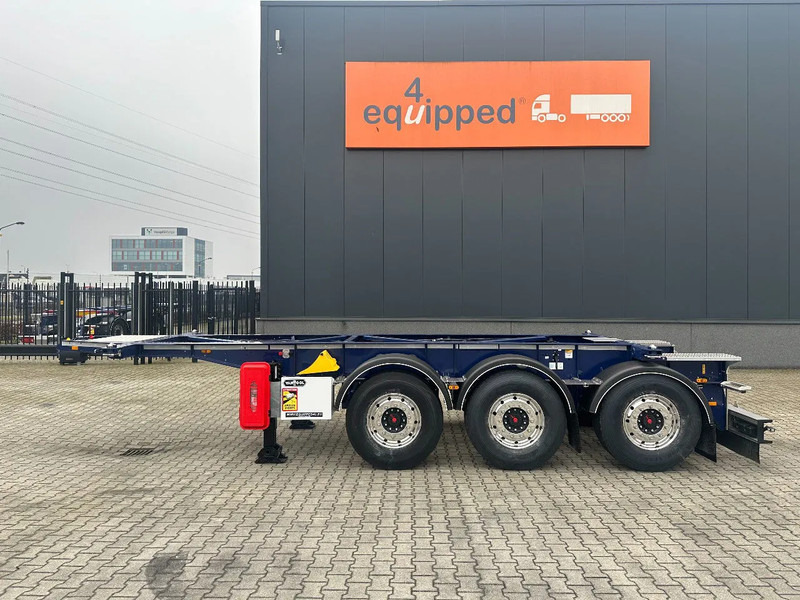 Van Hool NEW / DIRECT AVAILABLE 20FT ADR-CHASSIS, EMPTY WEIGHT: 3.300KG, DISCBRAKES, 3x available, ALU WHEELS - 컨테이너 운반 장치/ 스와프 보디 세미 트레일러 : 사진 2 Van Hool NEW / DIRECT AVAILABLE 20FT ADR-CHASSIS, EMPTY WEIGHT: 3.300KG, DISCBRAKES, 3x available, ALU WHEELS - 컨테이너 운반 장치/ 스와프 보디 세미 트레일러 : 사진 2