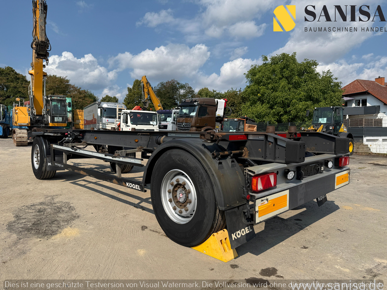 KÖGEL AW18/Wechselfahrgestell/BDF/Pneumatik - 새시 트레일러 : 사진 3 KÖGEL AW18/Wechselfahrgestell/BDF/Pneumatik - 새시 트레일러 : 사진 3