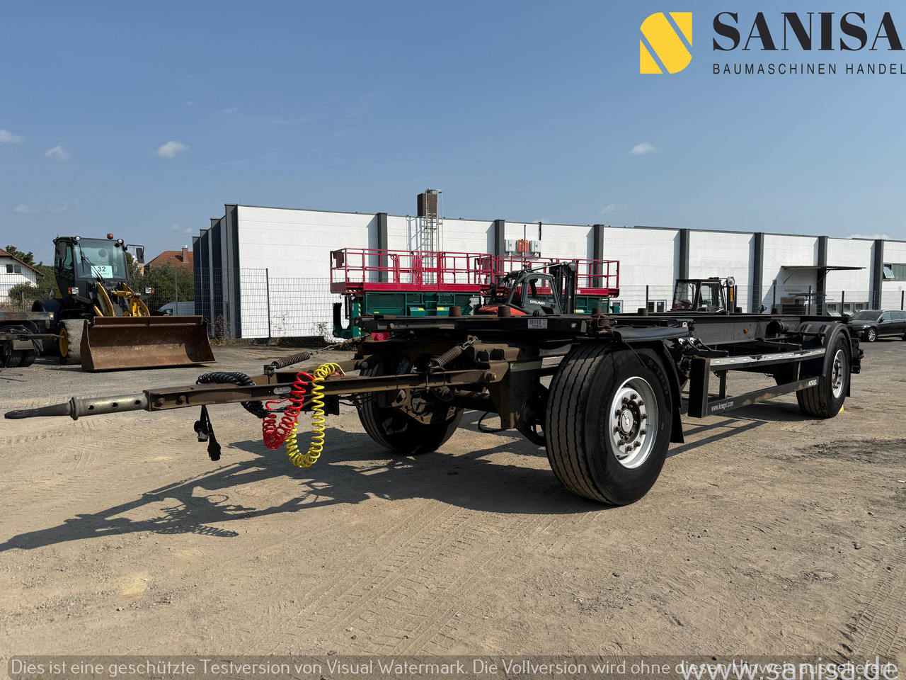 KÖGEL AW18/Wechselfahrgestell/BDF/Pneumatik - 새시 트레일러 : 사진 1 KÖGEL AW18/Wechselfahrgestell/BDF/Pneumatik - 새시 트레일러 : 사진 1