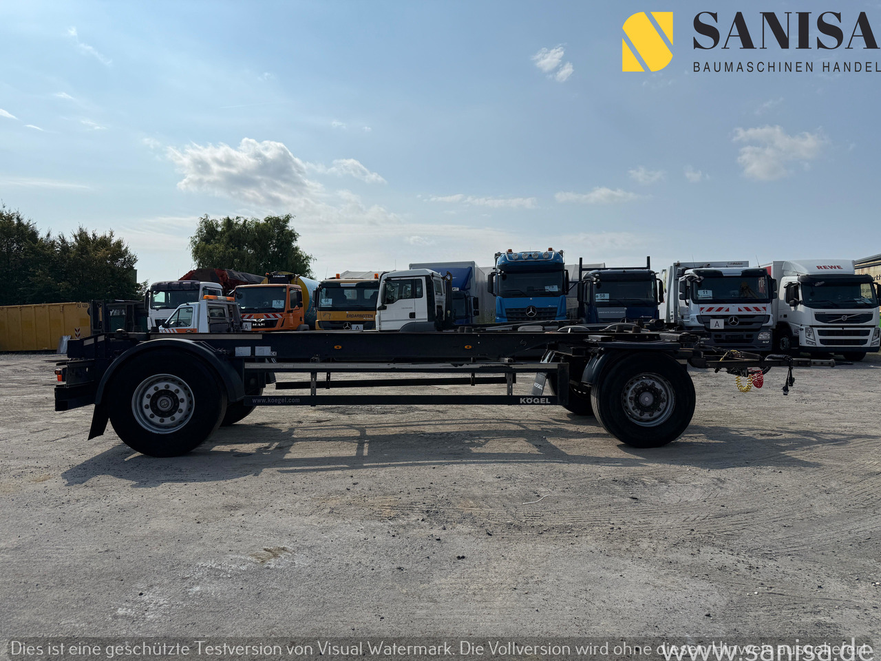 KÖGEL AW18/Wechselfahrgestell/BDF/Pneumatik - 새시 트레일러 : 사진 5 KÖGEL AW18/Wechselfahrgestell/BDF/Pneumatik - 새시 트레일러 : 사진 5