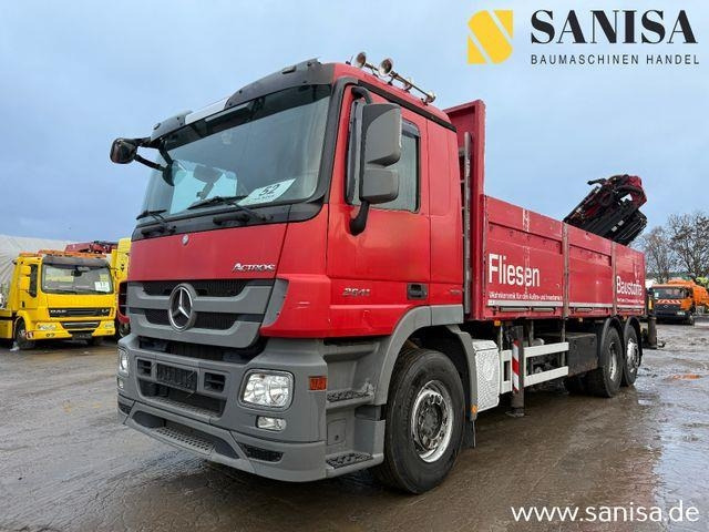 Mercedes-Benz Actros 2541/Kran/PK 34002-SH E/FlyJib/Funk/31Met - 드롭사이드/ 플랫베드 트럭 : 사진 1 Mercedes-Benz Actros 2541/Kran/PK 34002-SH E/FlyJib/Funk/31Met - 드롭사이드/ 플랫베드 트럭 : 사진 1