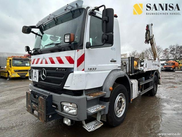 Mercedes-Benz Axor 1833 K/Blatt-Blatt/Tele. /Anbauplatte - 스킵 로더 트럭 : 사진 1 Mercedes-Benz Axor 1833 K/Blatt-Blatt/Tele. /Anbauplatte - 스킵 로더 트럭 : 사진 1