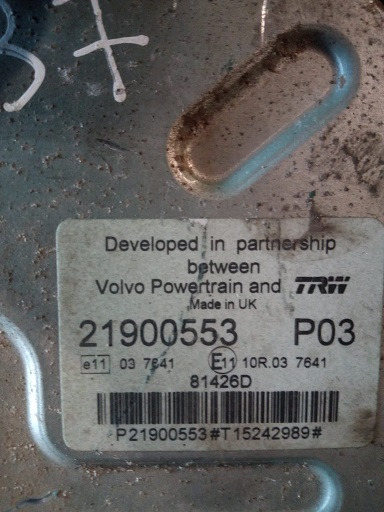 EDC VOLVO FH460 D13K460 21900553 P03 - ECU 트럭 용 : 사진 1 EDC VOLVO FH460 D13K460 21900553 P03 - ECU 트럭 용 : 사진 1