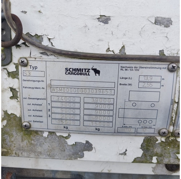 Schmitz Cargobull huif - 밀폐형 박스 세미 트레일러 : 사진 5 Schmitz Cargobull huif - 밀폐형 박스 세미 트레일러 : 사진 5