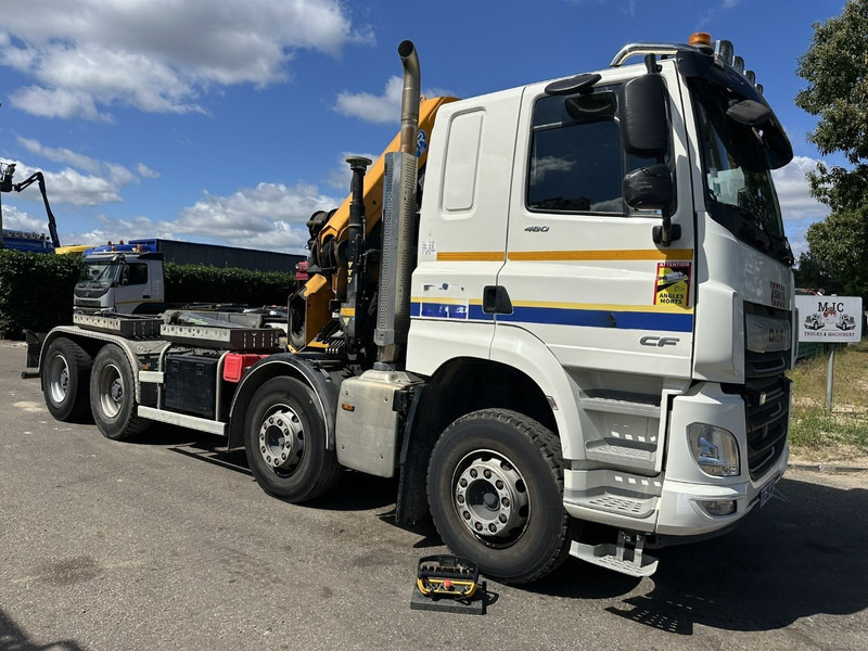 DAF CF 480 8x4 HOOKLIFT + CRANE (19m!) EFFER 205 / 6S + WINCH - RETARDER - *165.000km* - VERY NICE - 크레인 트럭 : 사진 2 DAF CF 480 8x4 HOOKLIFT + CRANE (19m!) EFFER 205 / 6S + WINCH - RETARDER - *165.000km* - VERY NICE - 크레인 트럭 : 사진 2