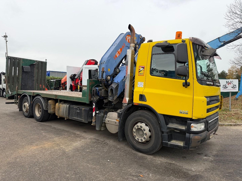 DAF CF 75.310 6X2 + CRANE PM 27 S-4 + RADIO + WINCH - FULL RAMP - LIFT + STEERING AXLE - MANUAL GEARBOX - FR TRUCK - 크레인 트럭 : 사진 2 DAF CF 75.310 6X2 + CRANE PM 27 S-4 + RADIO + WINCH - FULL RAMP - LIFT + STEERING AXLE - MANUAL GEARBOX - FR TRUCK - 크레인 트럭 : 사진 2