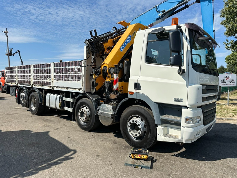DAF CF 85.360 8x2 + CRANE (25m!) EFFER 305 6S + JIB 4S + ROTATOR - PLATORM 7m60 - LIFT + STEERING AXLE - EURO 5 - BE - 크레인 트럭 : 사진 2 DAF CF 85.360 8x2 + CRANE (25m!) EFFER 305 6S + JIB 4S + ROTATOR - PLATORM 7m60 - LIFT + STEERING AXLE - EURO 5 - BE - 크레인 트럭 : 사진 2