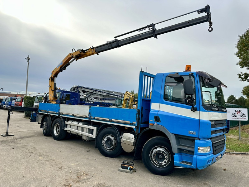 DAF CF 85.360 8x2 PLATFORM 7m35 + CRANE EFFER 165-3S + RADIO - MANUAL GEARBOX ZF - EURO 5 - BE TRUCK - 크레인 트럭 : 사진 1 DAF CF 85.360 8x2 PLATFORM 7m35 + CRANE EFFER 165-3S + RADIO - MANUAL GEARBOX ZF - EURO 5 - BE TRUCK - 크레인 트럭 : 사진 1