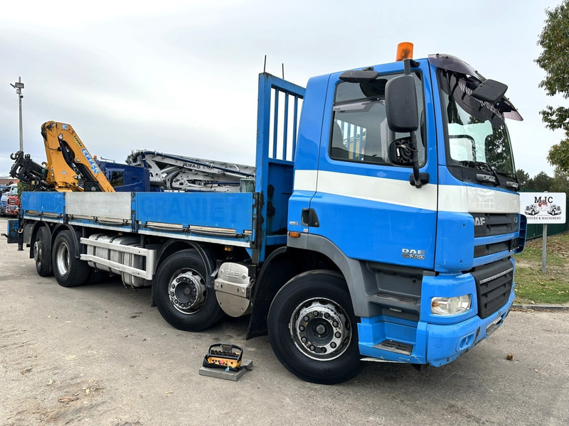 DAF CF 85.360 8x2 PRITSCHE 7m35 + KRAN EFFER 165-3S + RADIO - MANUAL GEARBOX ZF - EURO 5 - BE TRUCK - 드롭사이드/ 플랫베드 트럭, 크레인 트럭 : 사진 1 DAF CF 85.360 8x2 PRITSCHE 7m35 + KRAN EFFER 165-3S + RADIO - MANUAL GEARBOX ZF - EURO 5 - BE TRUCK - 드롭사이드/ 플랫베드 트럭, 크레인 트럭 : 사진 1