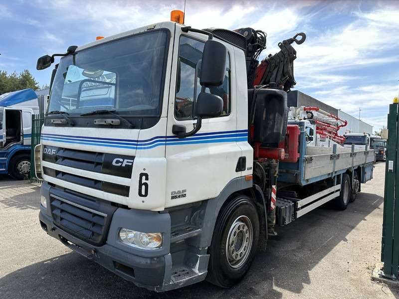 DAF CF 85.410 6X2 + KRAN FASSI F360XP 5x - RETARDER - EURO 5 - LIFT + STEERING AXLE - PLATFORM 7m45 - TUV 05/2026 - 드롭사이드/ 플랫베드 트럭, 크레인 트럭 : 사진 4 DAF CF 85.410 6X2 + KRAN FASSI F360XP 5x - RETARDER - EURO 5 - LIFT + STEERING AXLE - PLATFORM 7m45 - TUV 05/2026 - 드롭사이드/ 플랫베드 트럭, 크레인 트럭 : 사진 4